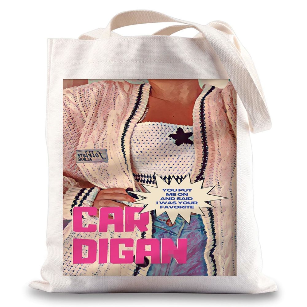 Music Canvas Tote Bag Music Lover Gift Singer Music Shoulder Bag Singer C :^)